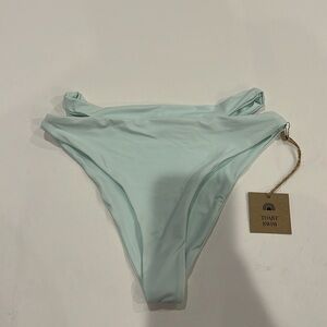 Toast swim baby blue bikini bottom size XS NWT